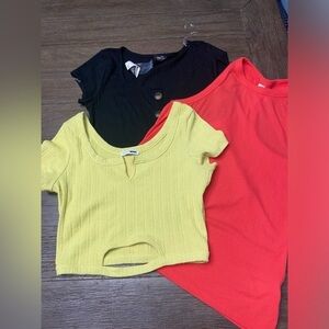 Lot of 3 Women Summer Vacay T-shirts Tank  Tops M-L